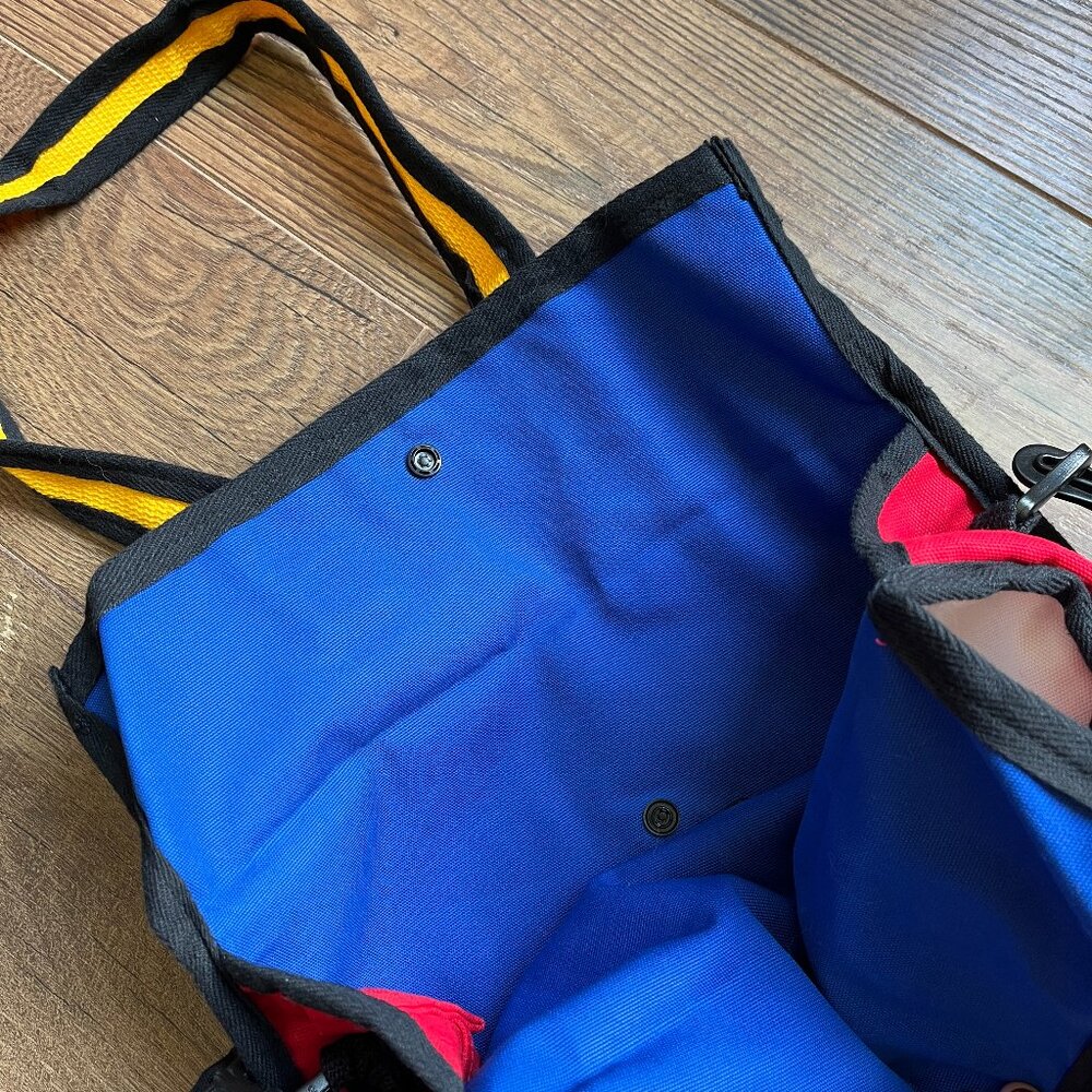 Tokiké *Colorblock Expandable Tote* | Geometric | Dust Bag Included | Adjustable - Picture 11 of 16